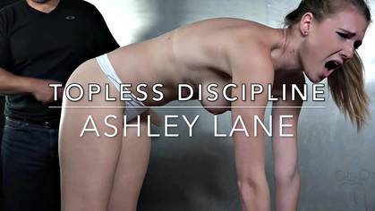 Topless Discipline for Ashley Lane - Heavy Strapping