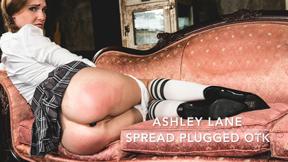 Ashley Lane Spread and Plugged OTK - Harder at Home 4